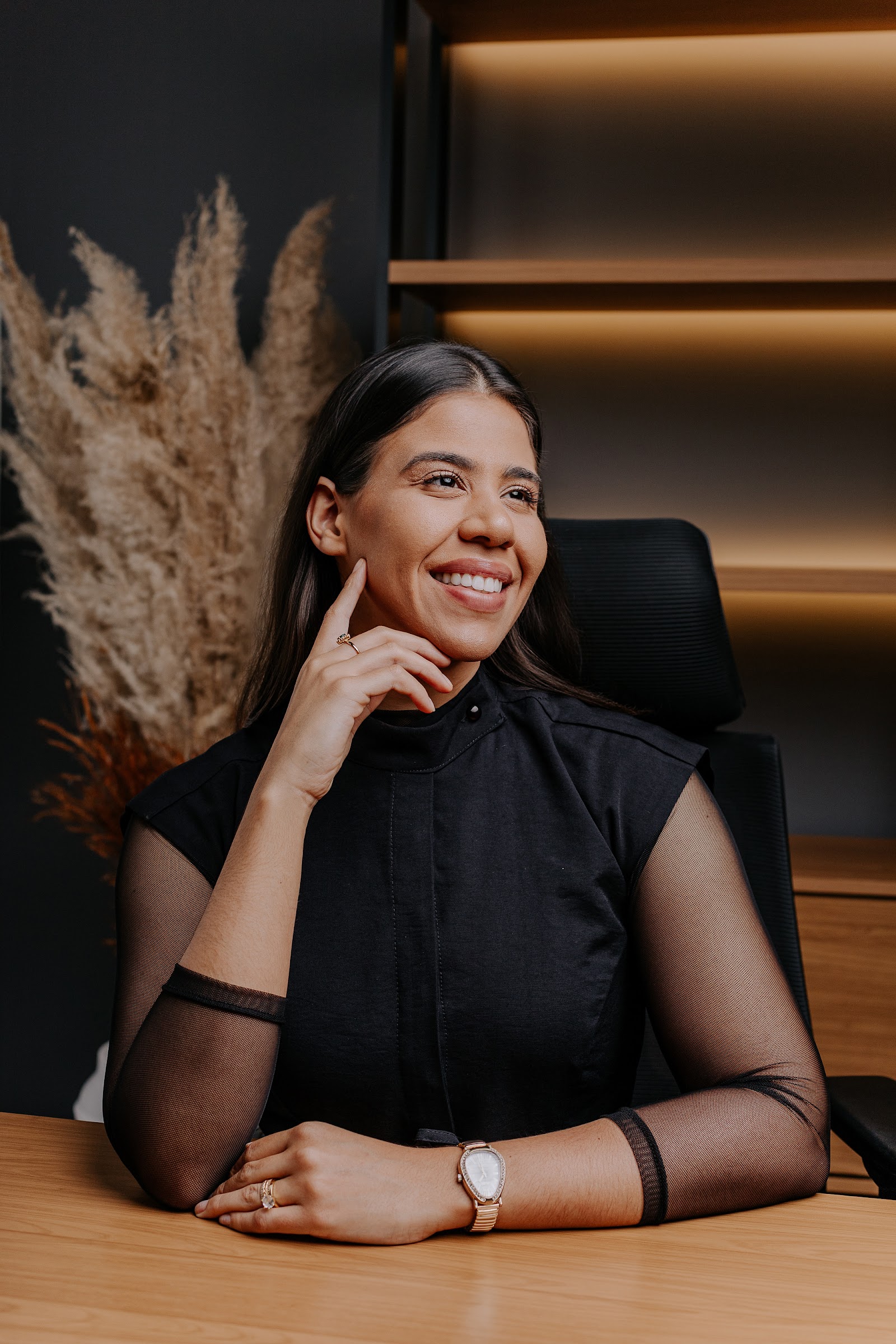 Ester Bueno, nutricionista em Sertãozinho, durante avaliação nutricional